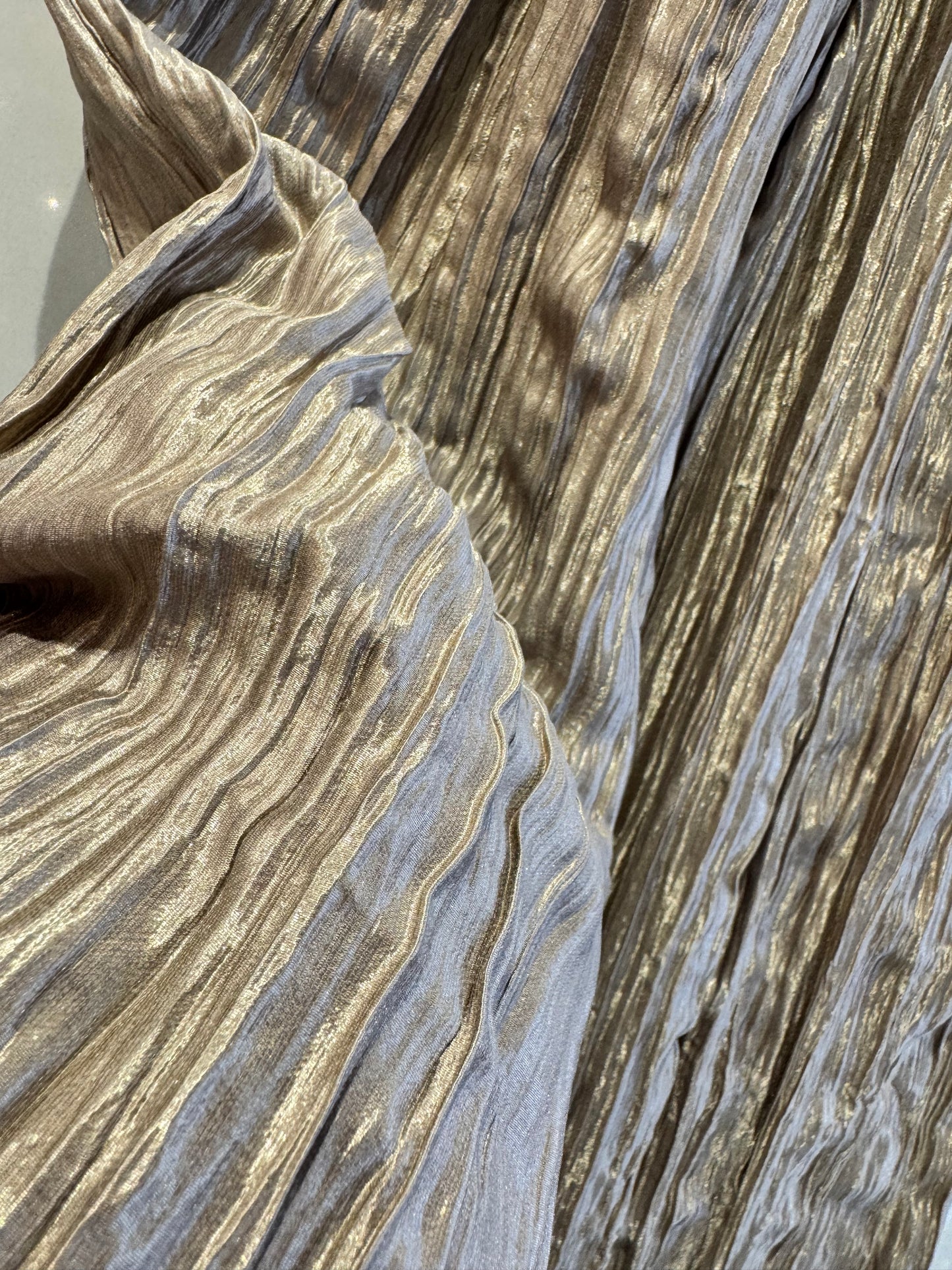 シワ加工ワイドパンツ