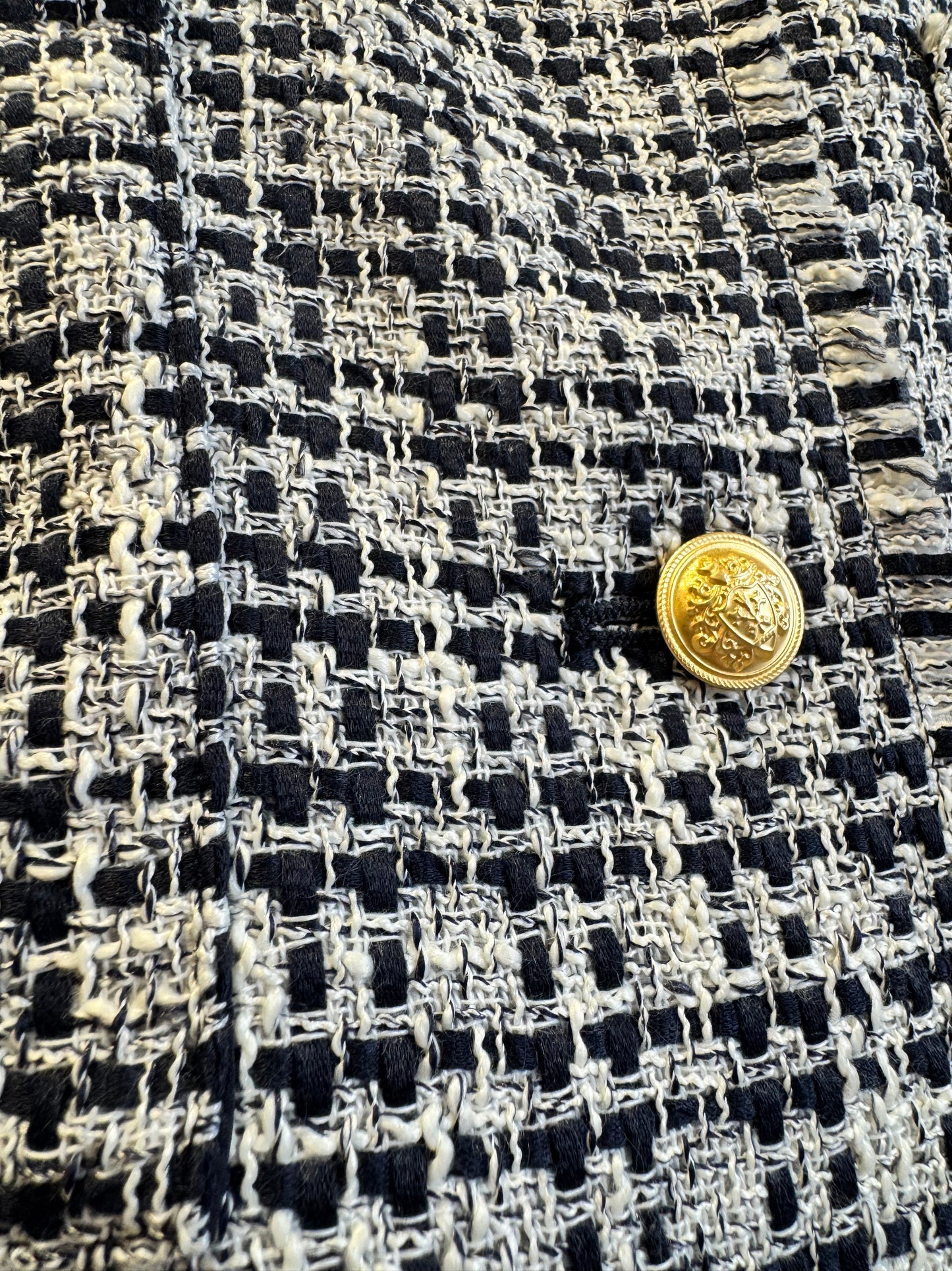 ［Dignite Collier］金ボタンツイードジャケット
