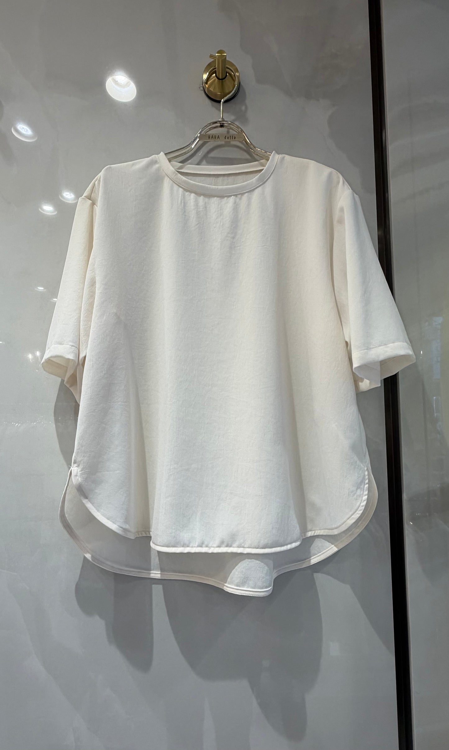 ［a/a ante aciem］ノルディック生地シンプルTシャツ