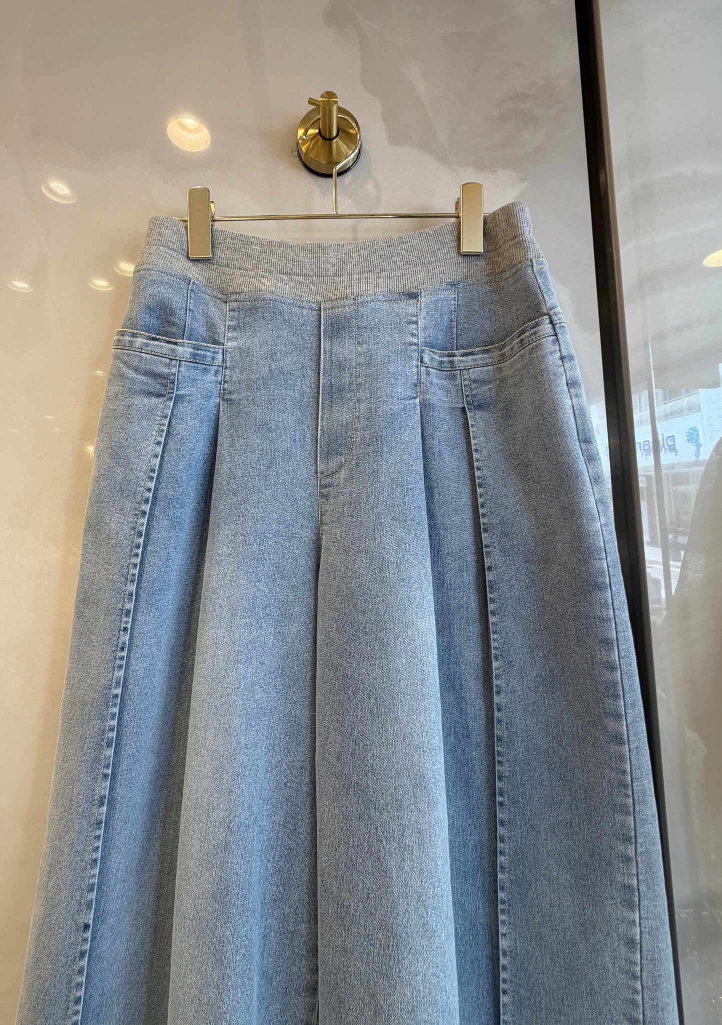 ［BLVE FRONCE］タックワイドデニム
