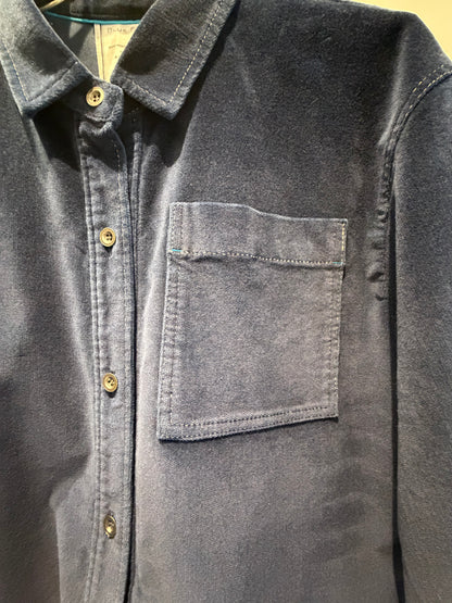 ［BLUE FRONCE］裾アレンジ コーデュロイシャツ