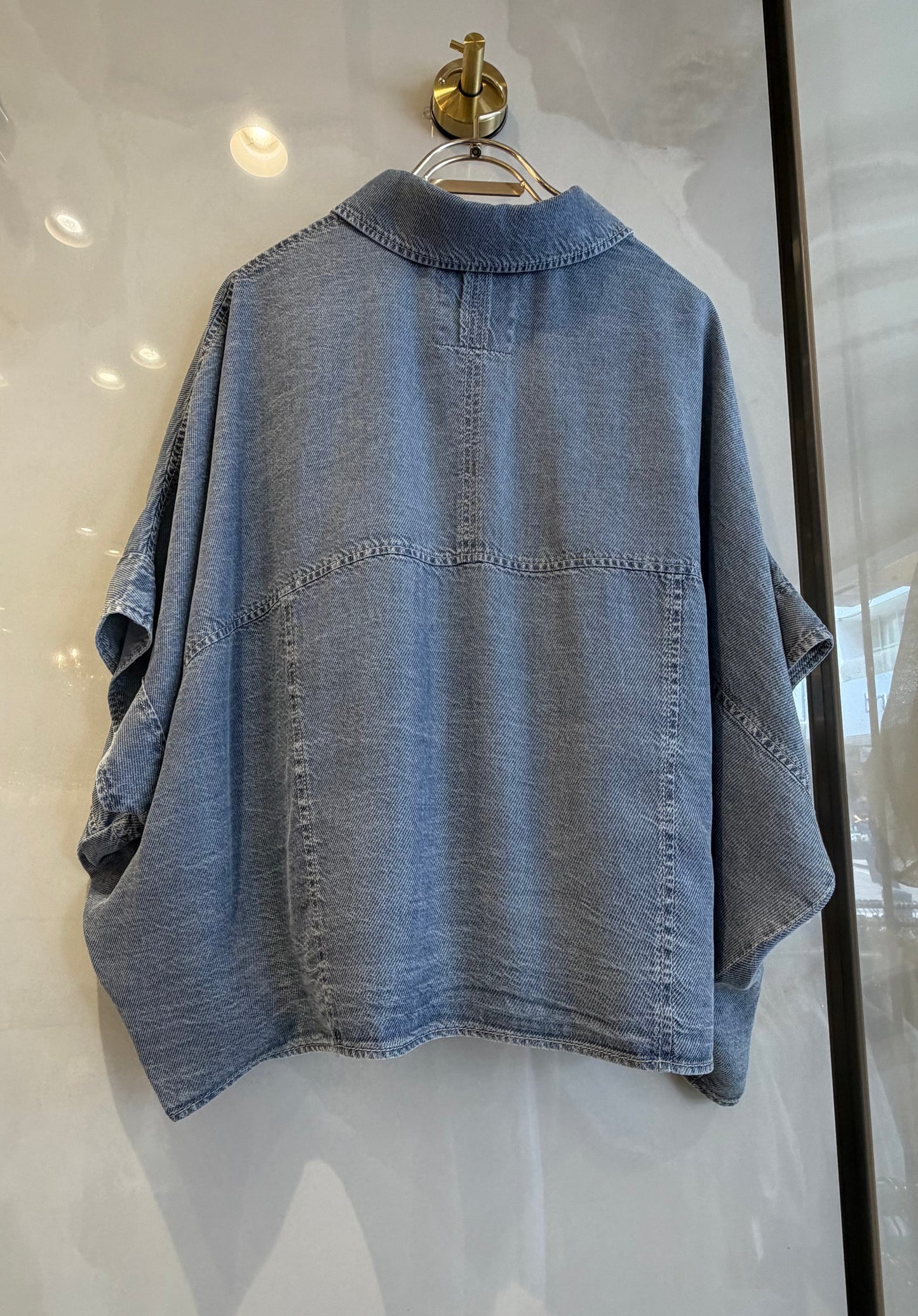 ［BLUE FRONCE］ドルマンデニムシャツ