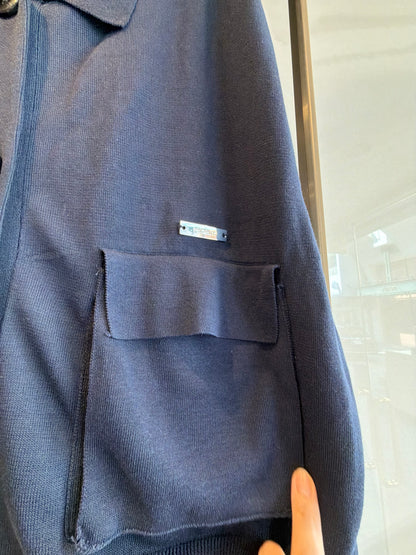 ［PRIORITY］襟付きニットジャケット