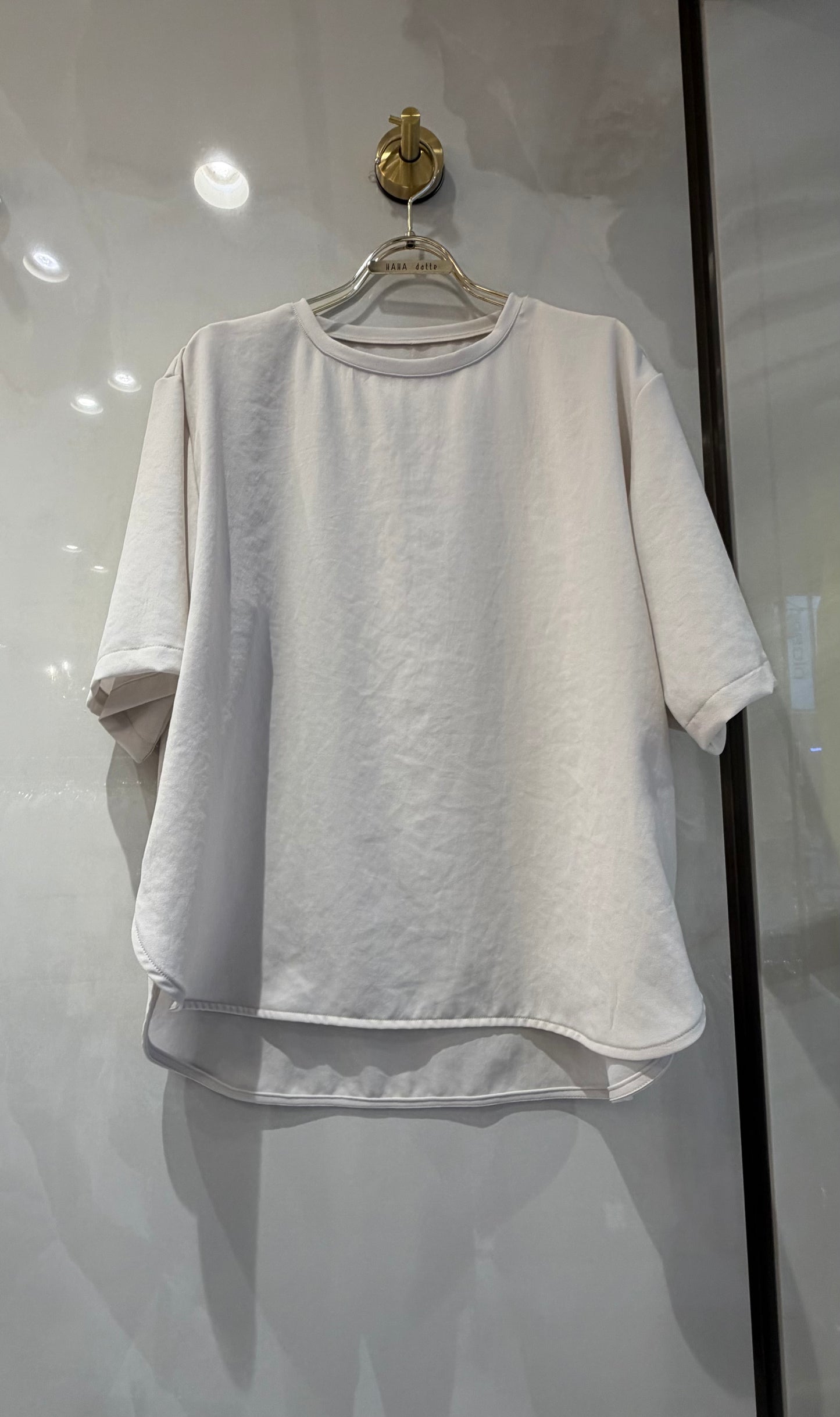 ［a/a ante aciem］ノルディック生地シンプルTシャツ