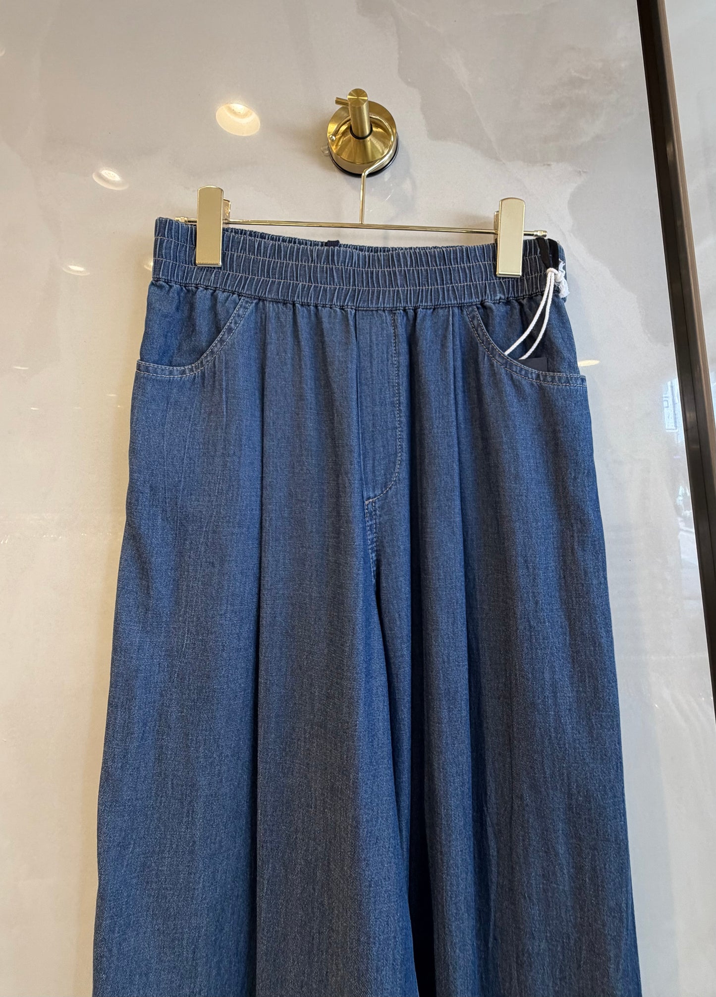［BLVE FRONCE］テロテロデニム風パンツ