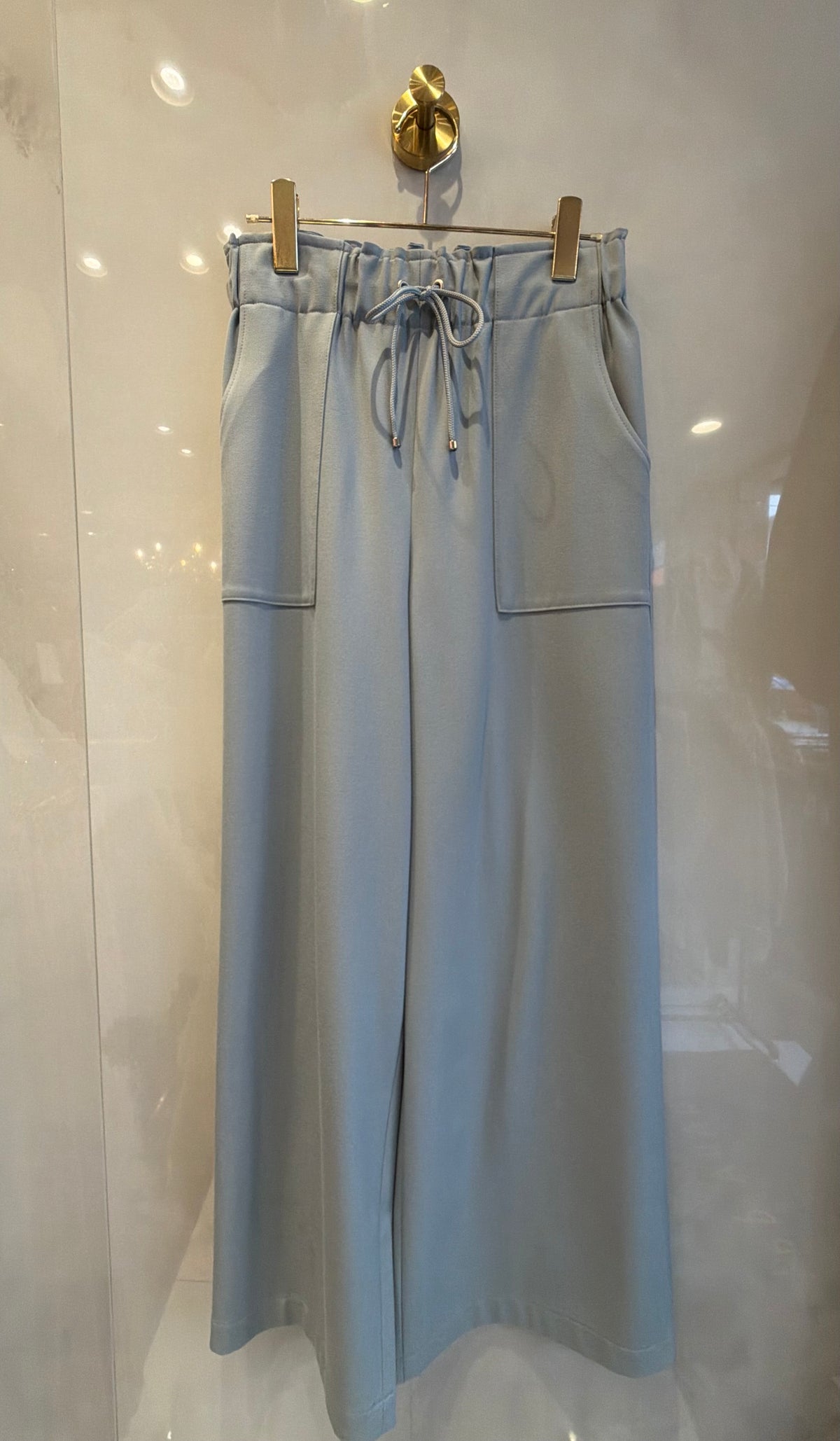 ［BLUE FRONCE］ビッグポケット ドロストワイドパンツ