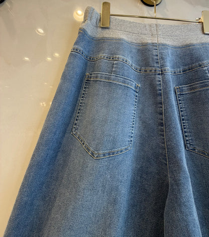 ［BLVE FRONCE］タックワイドデニム