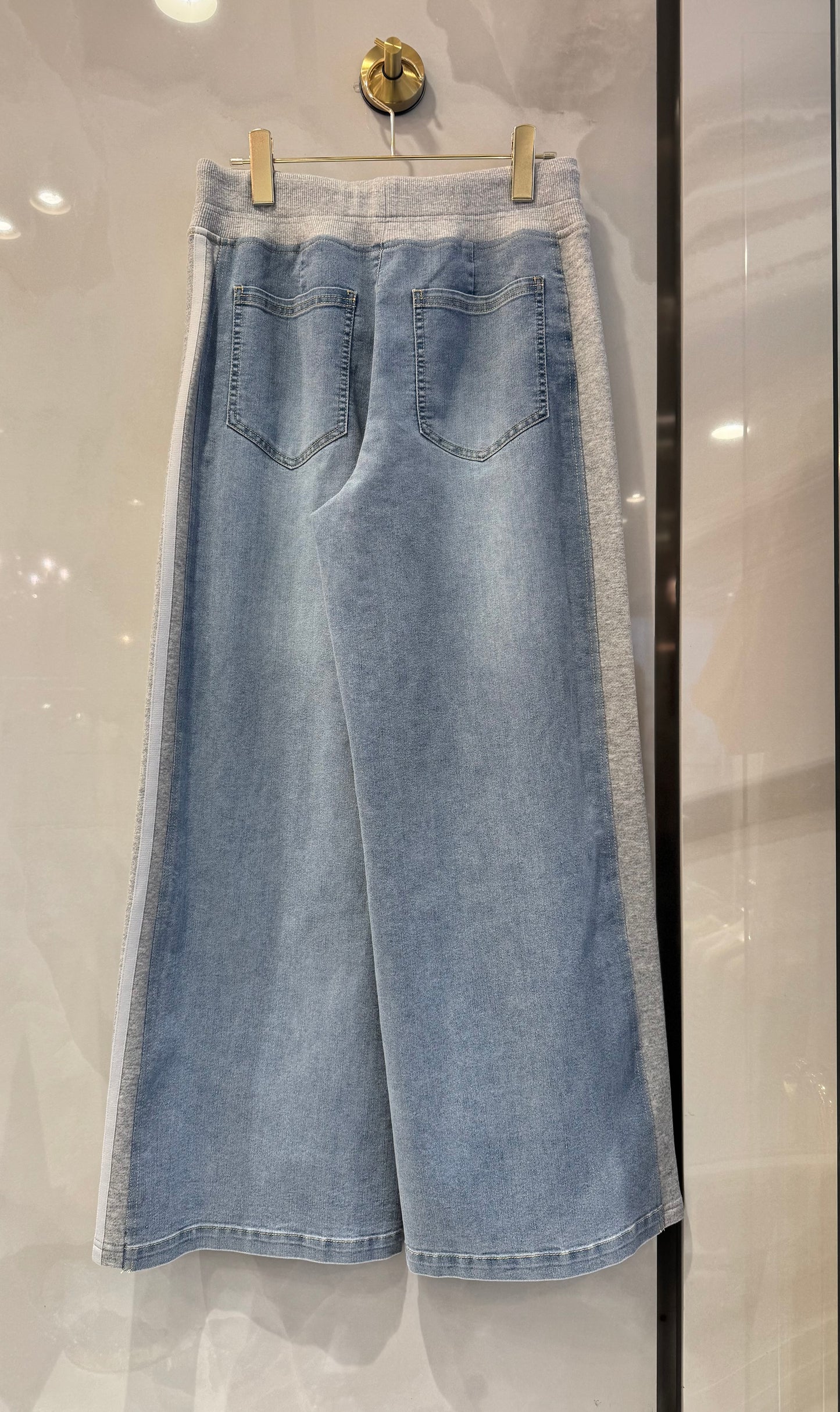 ［BLVE FRONCE］サイドラインワイドデニム