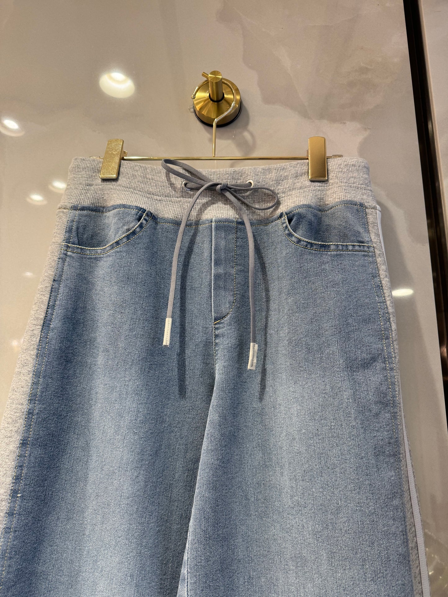 ［BLVE FRONCE］サイドラインワイドデニム