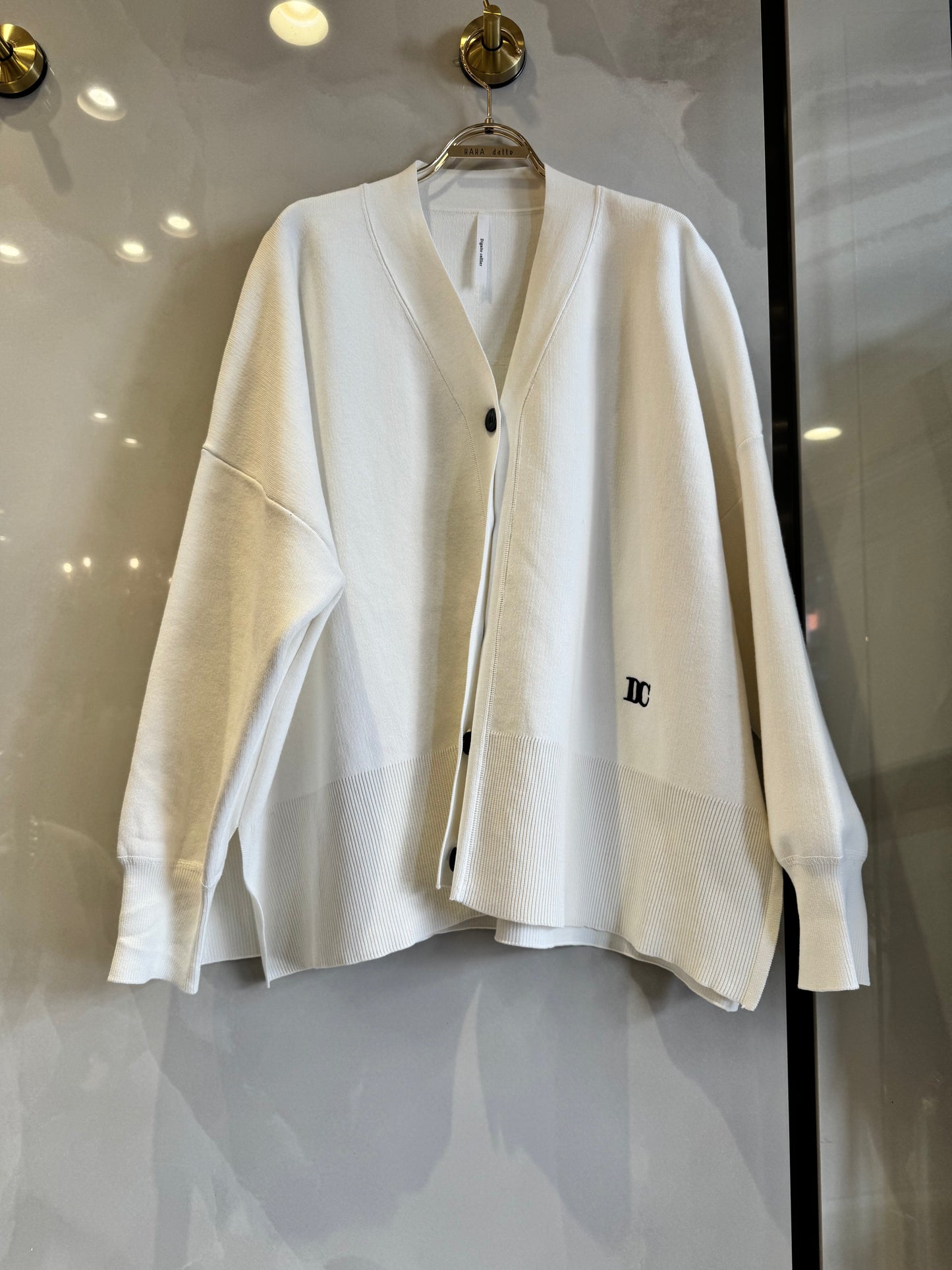 ［Dignite Collier］ボックスシルエットオーバーカーディガン