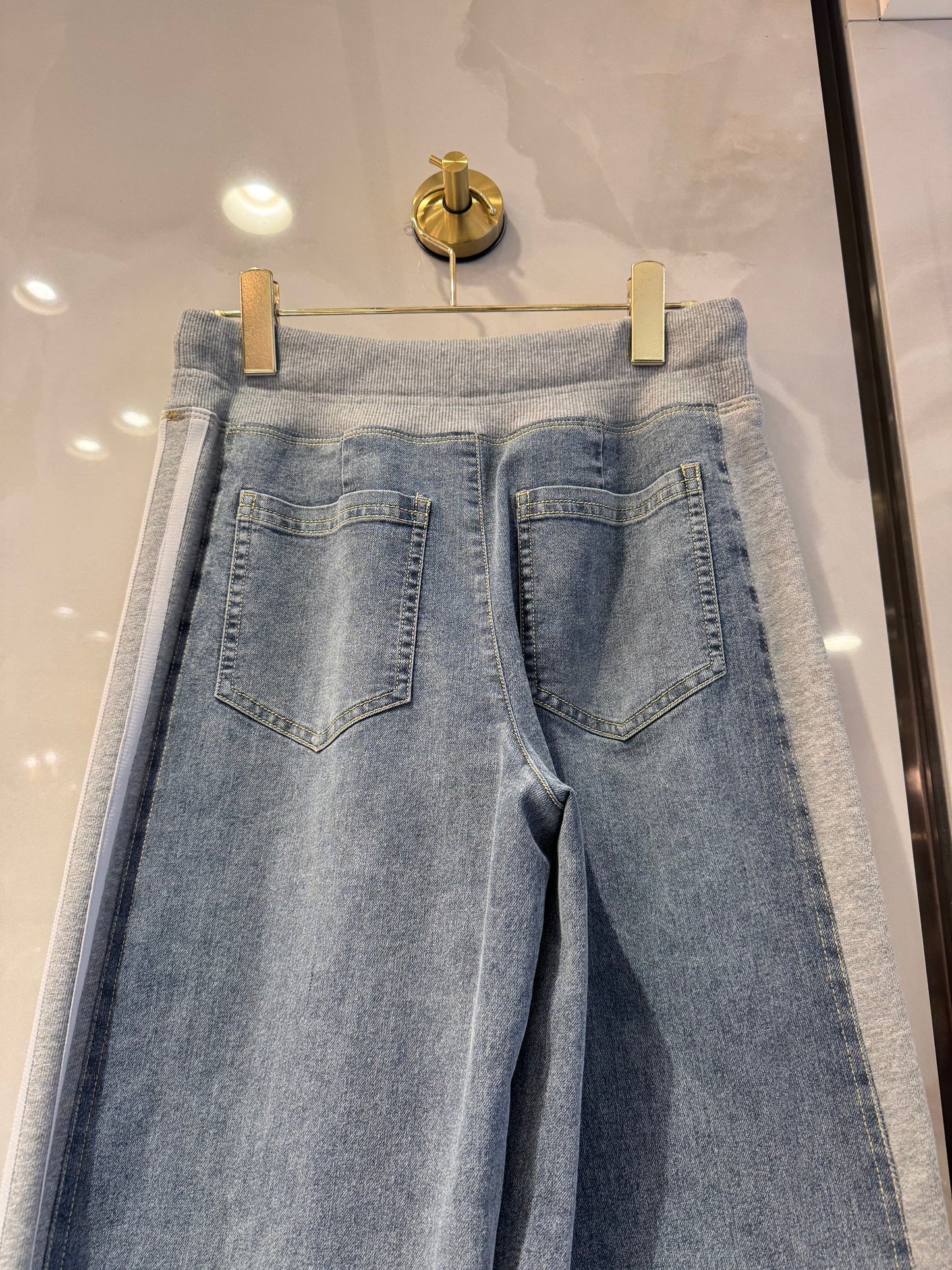 ［BLVE FRONCE］サイドラインワイドデニム