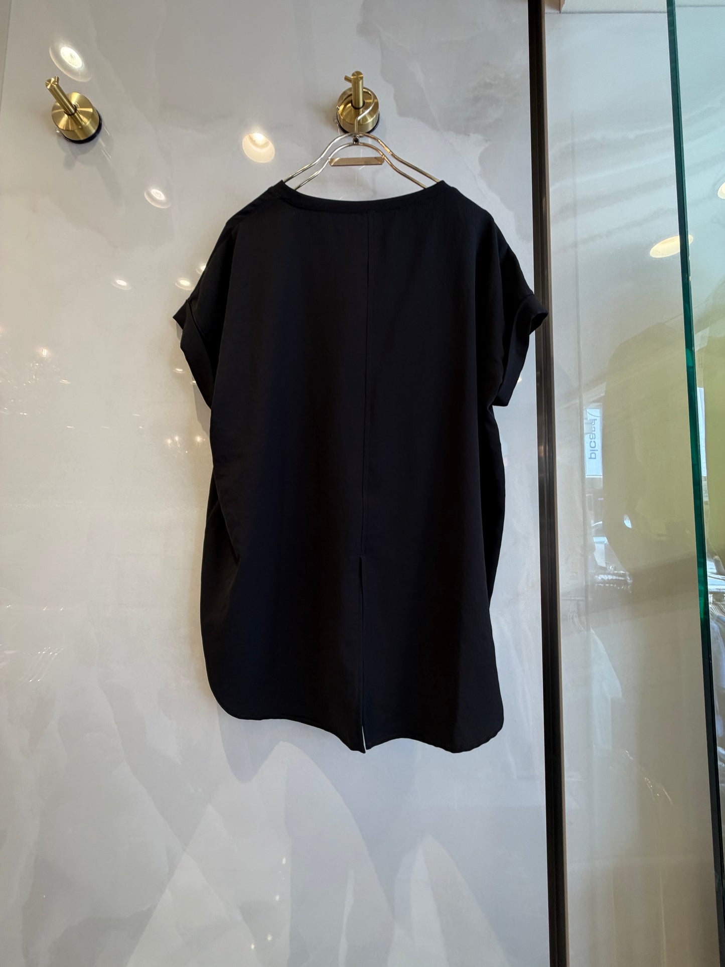 ［Dignite collier］ストレッチシフォンTシャツ