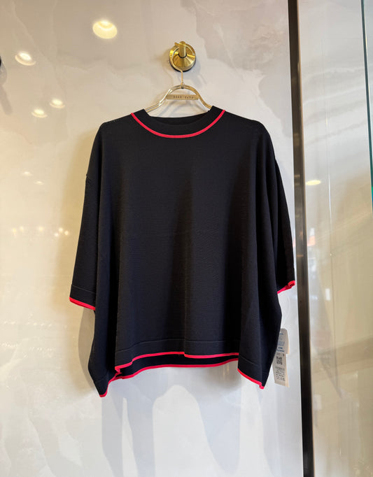 ラインアクセントサマーニット