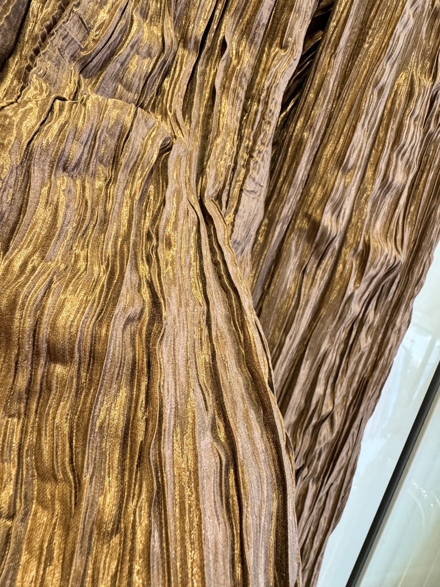 シワ加工ワイドパンツ