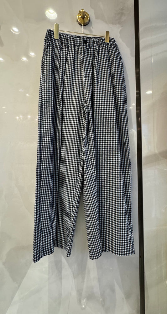 Dignite Collier ギンガムチェック柄パンツ［セットアップ可能］