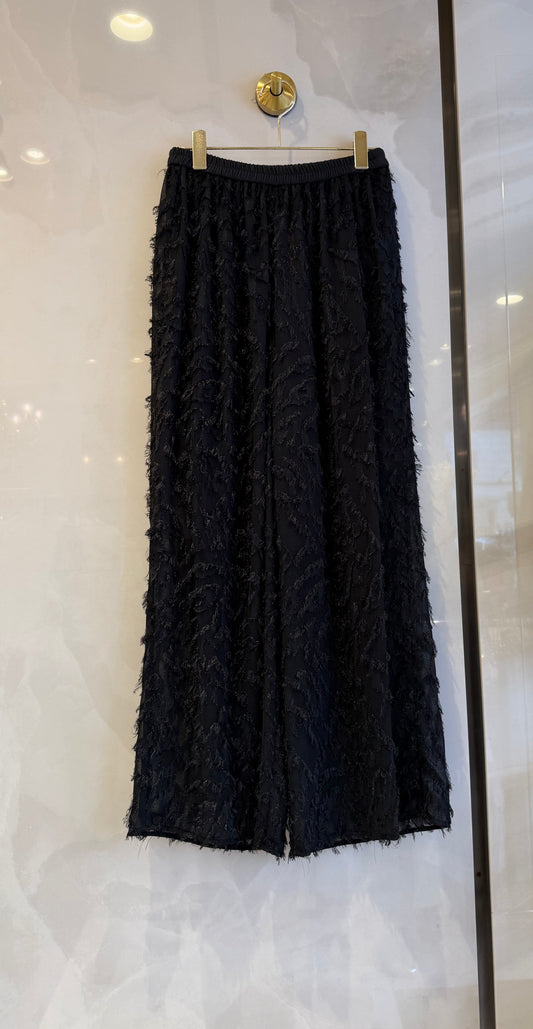 フェザー調生地パンツ