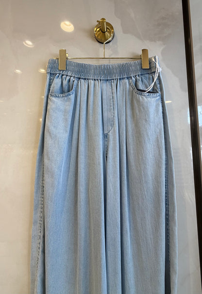 ［BLVE FRONCE］テロテロデニム風パンツ
