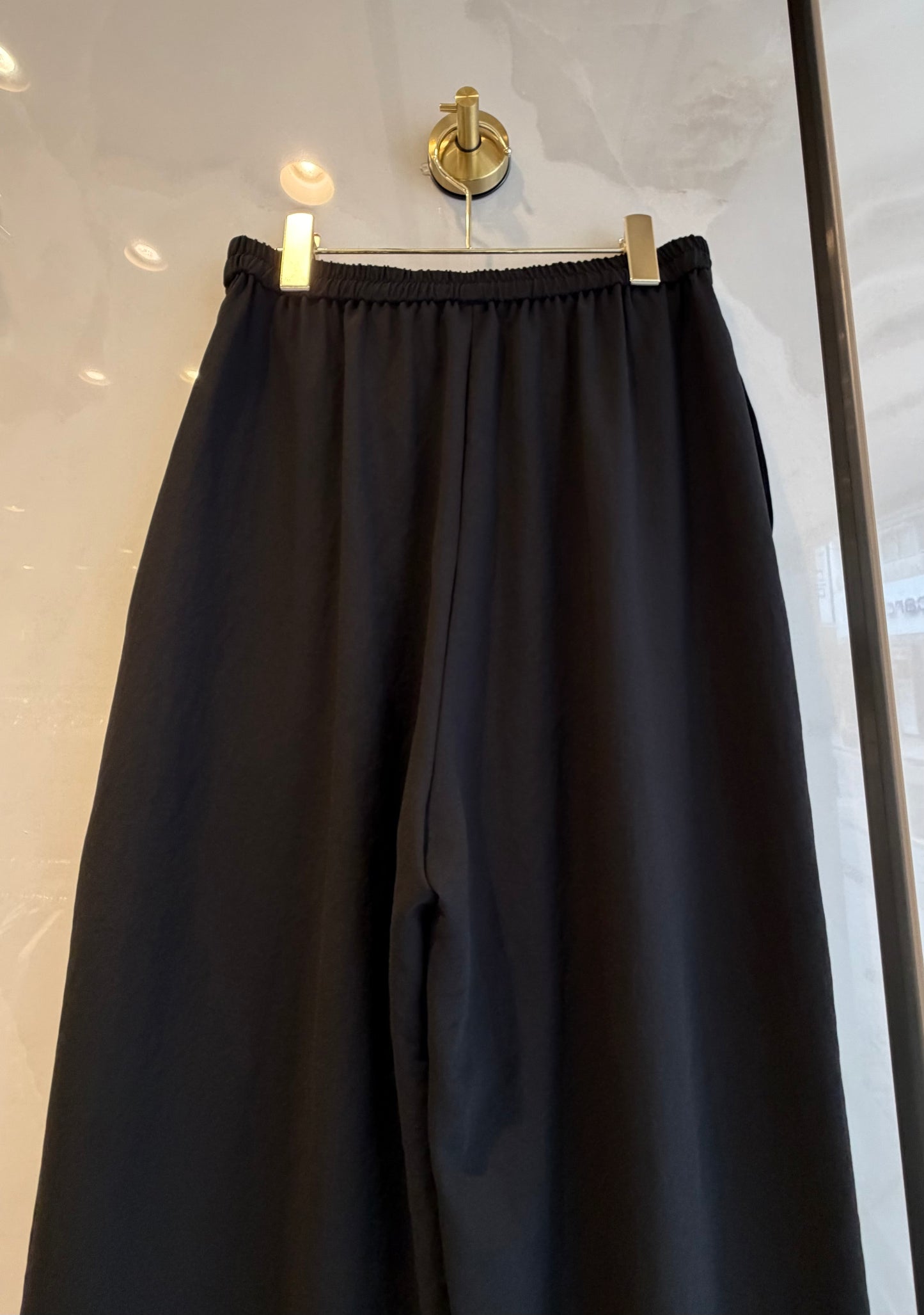 ［HAHA datte］レース付きワイドパンツ