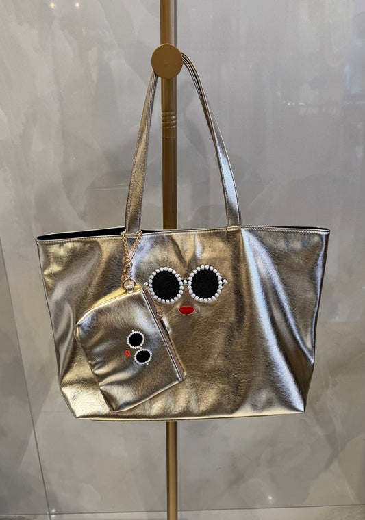 ［a-jolie］ポーチ付きトートバック