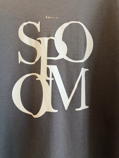 ［Spoom］SPOOM ロゴプリント ロングスリーブTシャツ