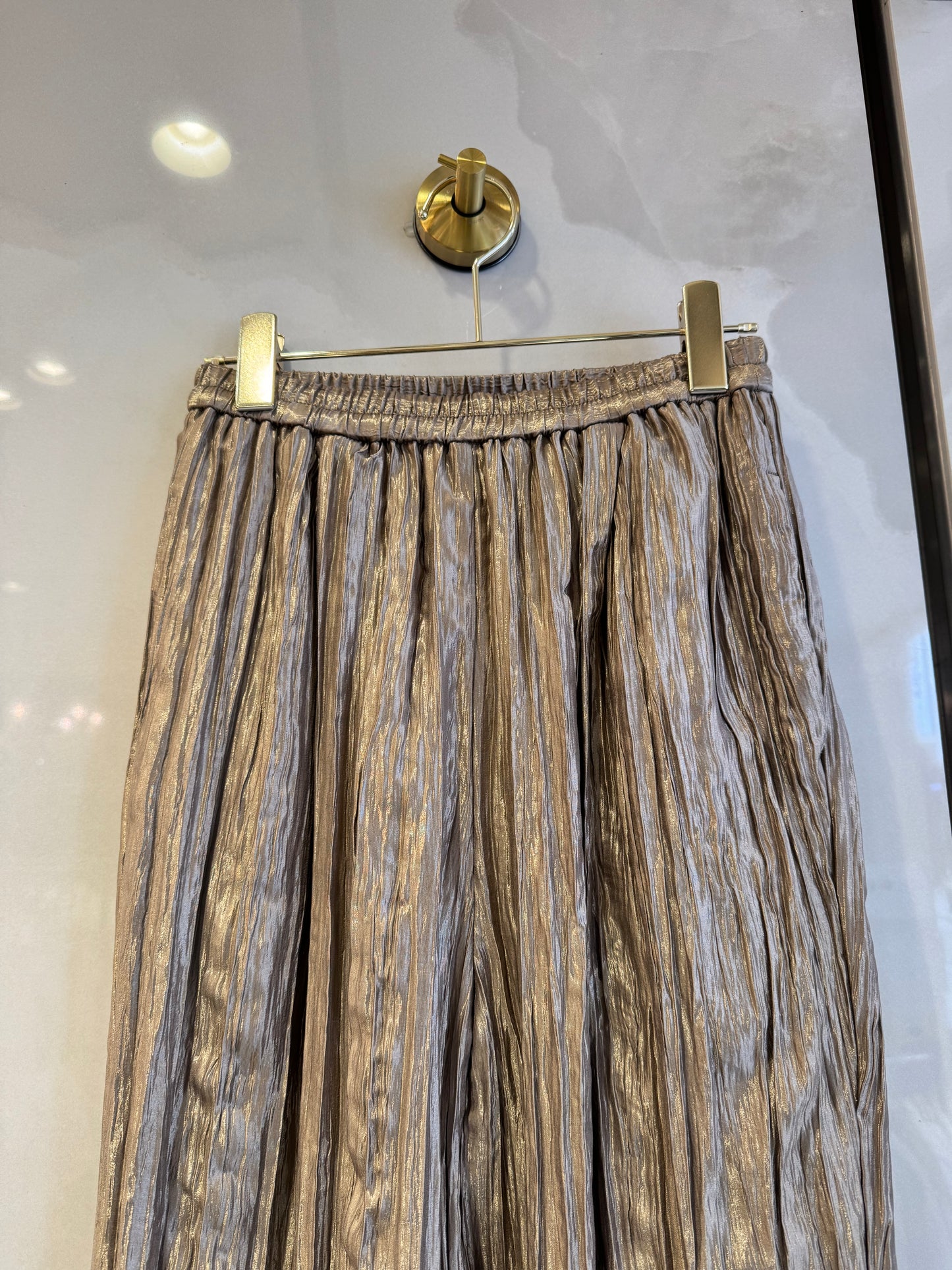 シワ加工ワイドパンツ