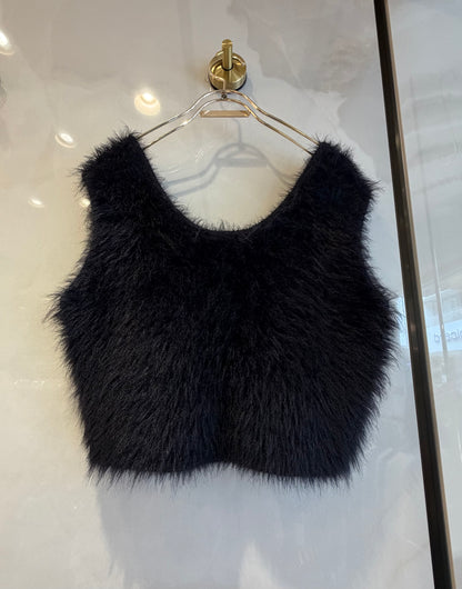 ［Dignite collier］シャギーベスト