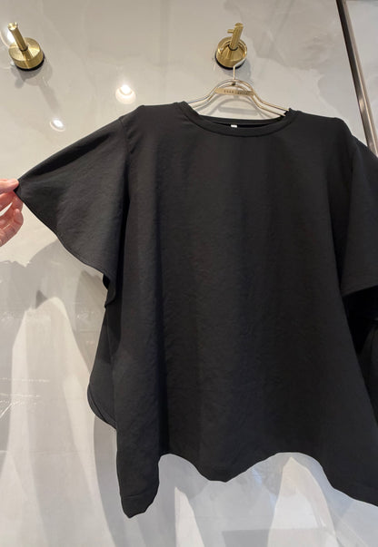 ［Dignite collier］ラッフルスリーブTシャツブラウス
