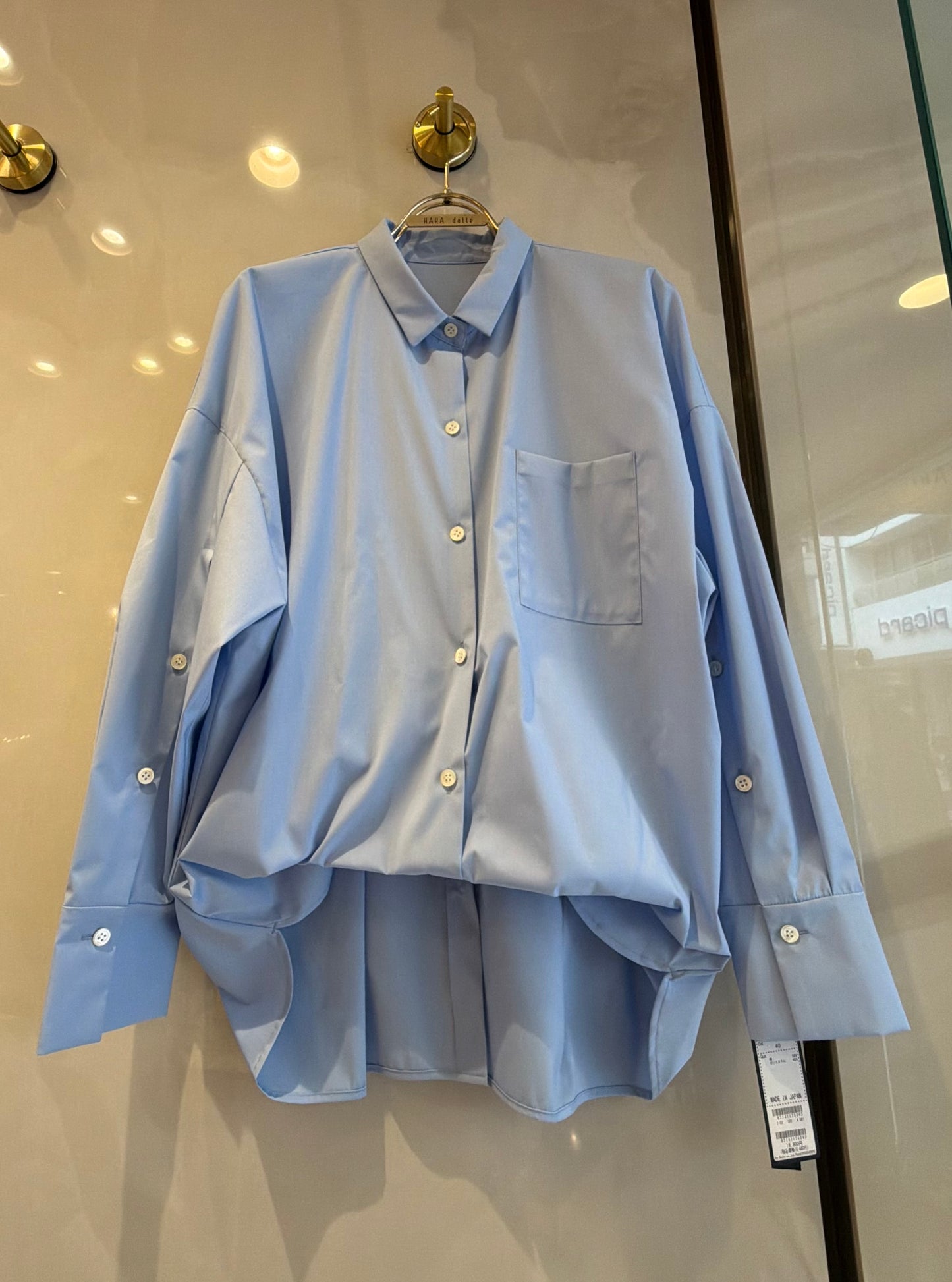 ［BLVE FRONCE］バックタック デザインシャツ