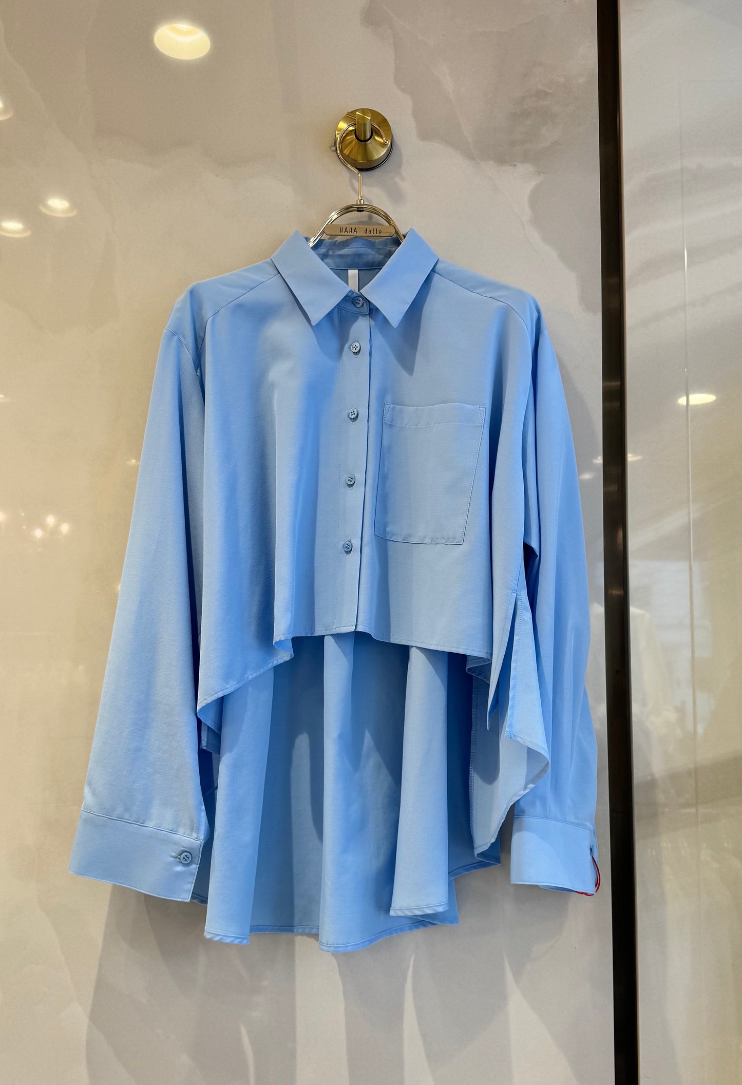 フロント短丈シャツ