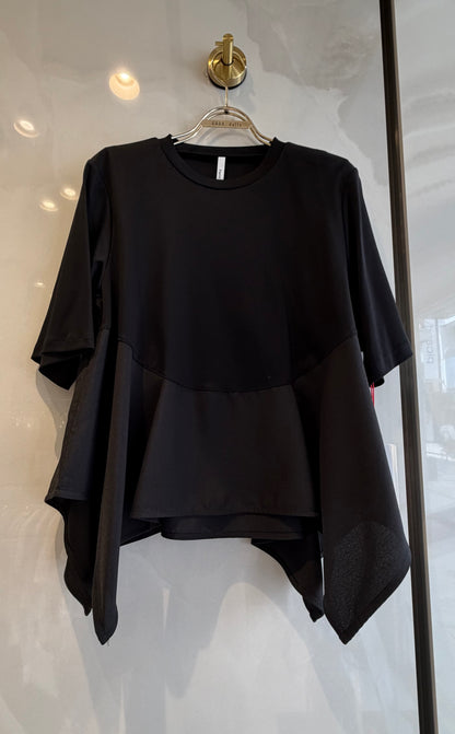 ［Dignite collier］裾切り替えTシャツ
