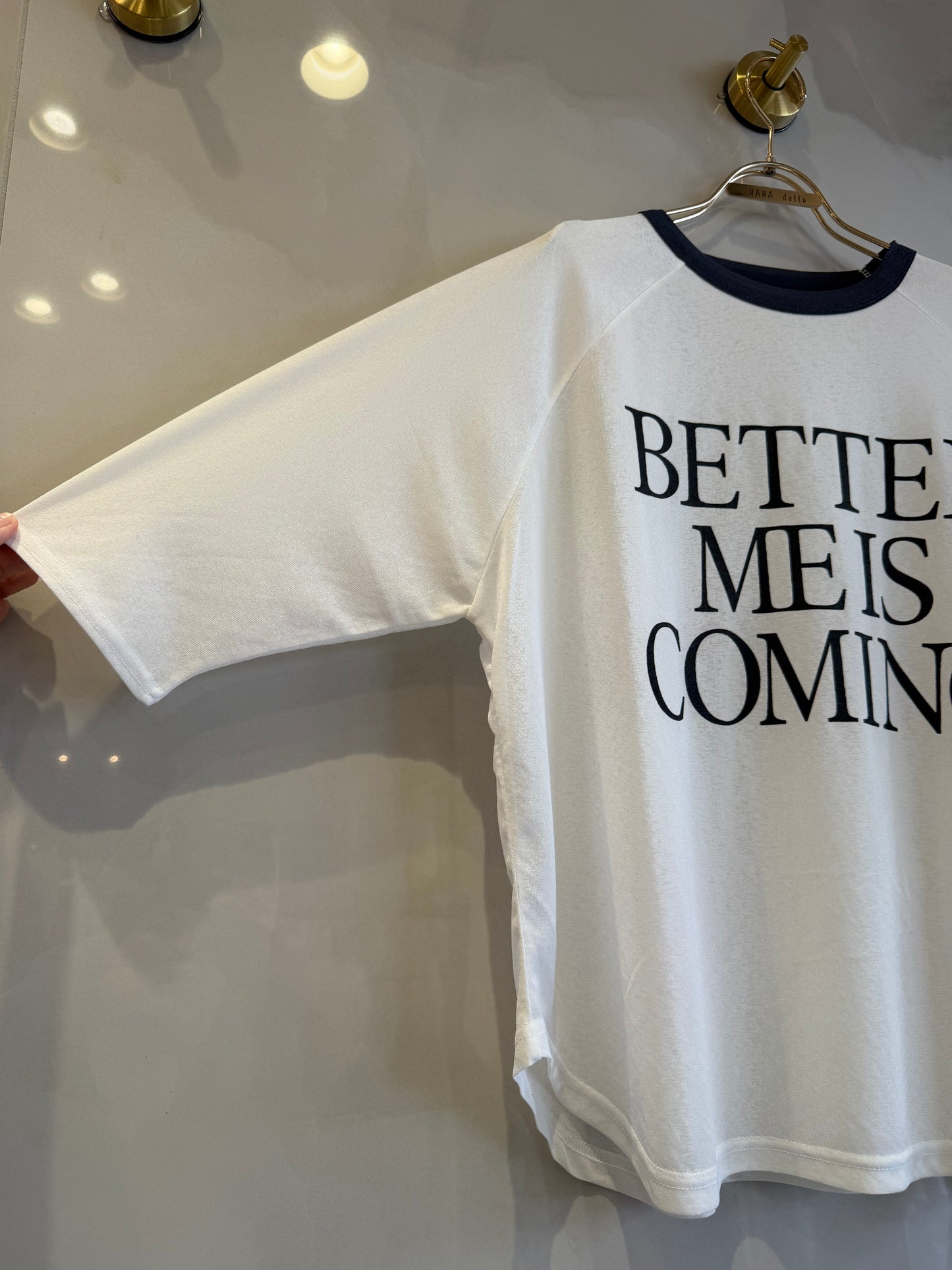 シースルーロゴTシャツ