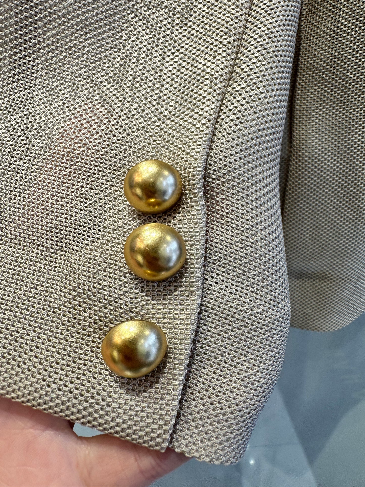 ［Dignite collier ］メッシュノーカラージャケット
