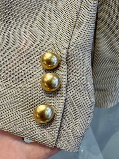 ［Dignite collier ］メッシュノーカラージャケット