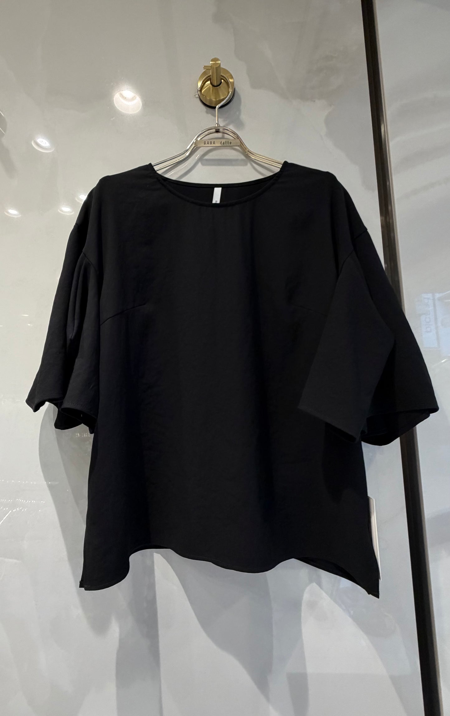 ［Dignite collier］フレアスリーブTシャツブラウス