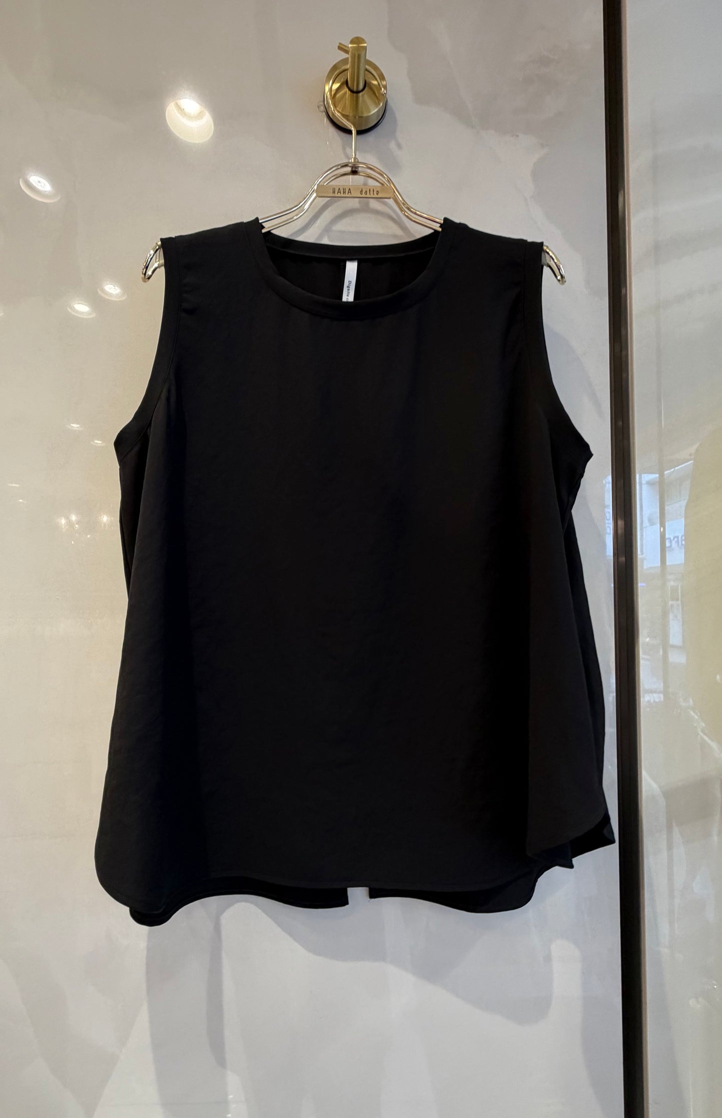 ［Dignite collier］ストレッチシフォンノースリーブ