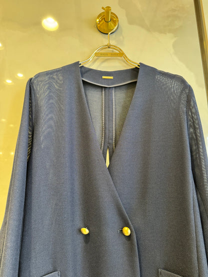 ［Dignite collier ］メッシュノーカラージャケット