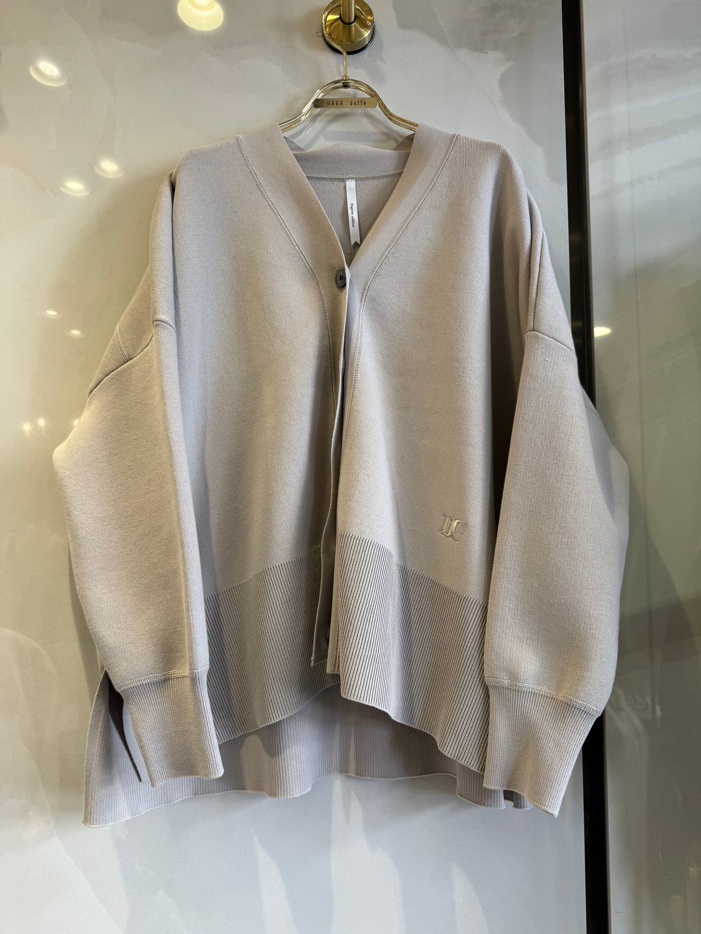 ［Dignite Collier］ボックスシルエットオーバーカーディガン