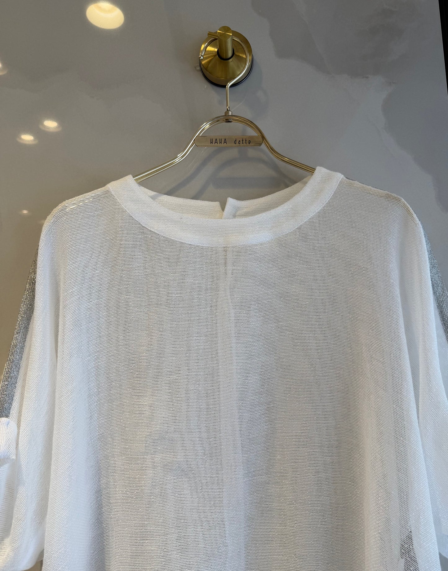 ［BLVE FRONCE］肩ラインのメッシュTシャツ