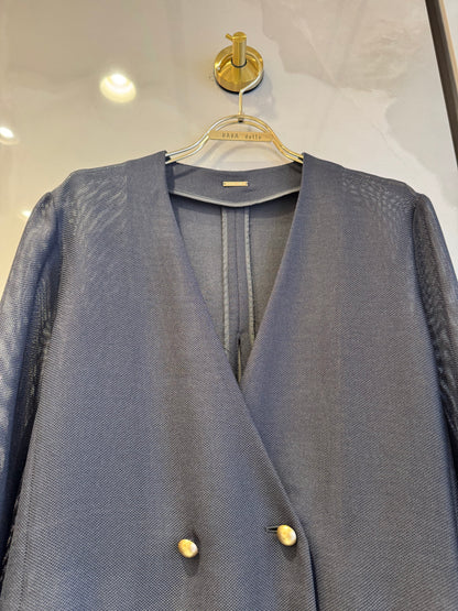 ［Dignite collier ］メッシュノーカラージャケット