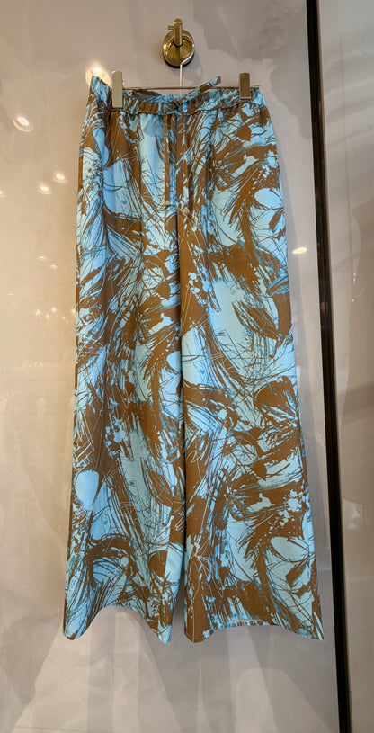 ［ma couleur］ペイント模様のワイドパンツ