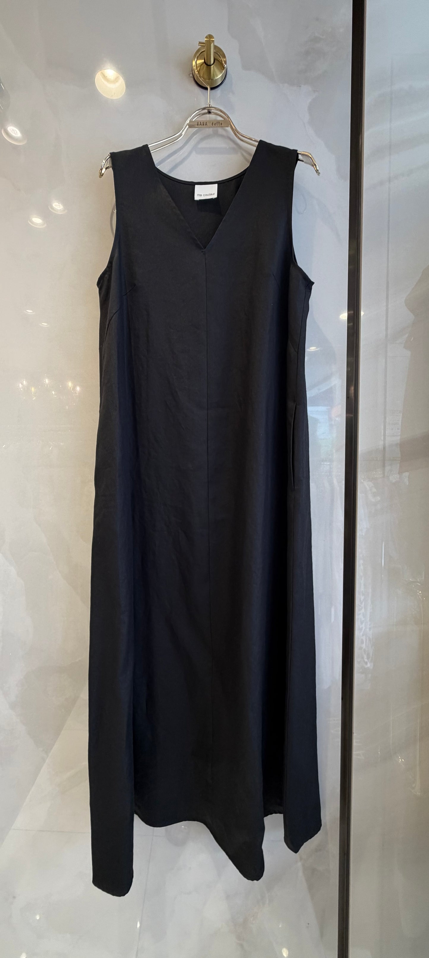 ［me couleur］Aラインノースリーブワンピース
