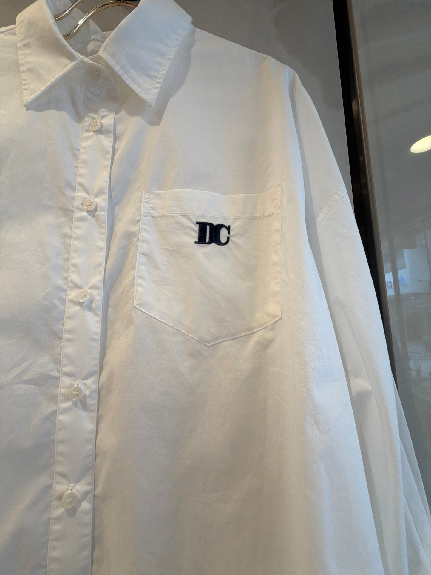 ［Dignite coller］DC刺繍 オーバーサイズシャツ