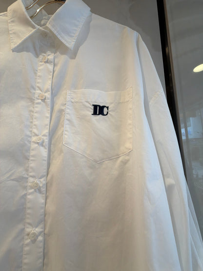 ［Dignite coller］DC刺繍 オーバーサイズシャツ