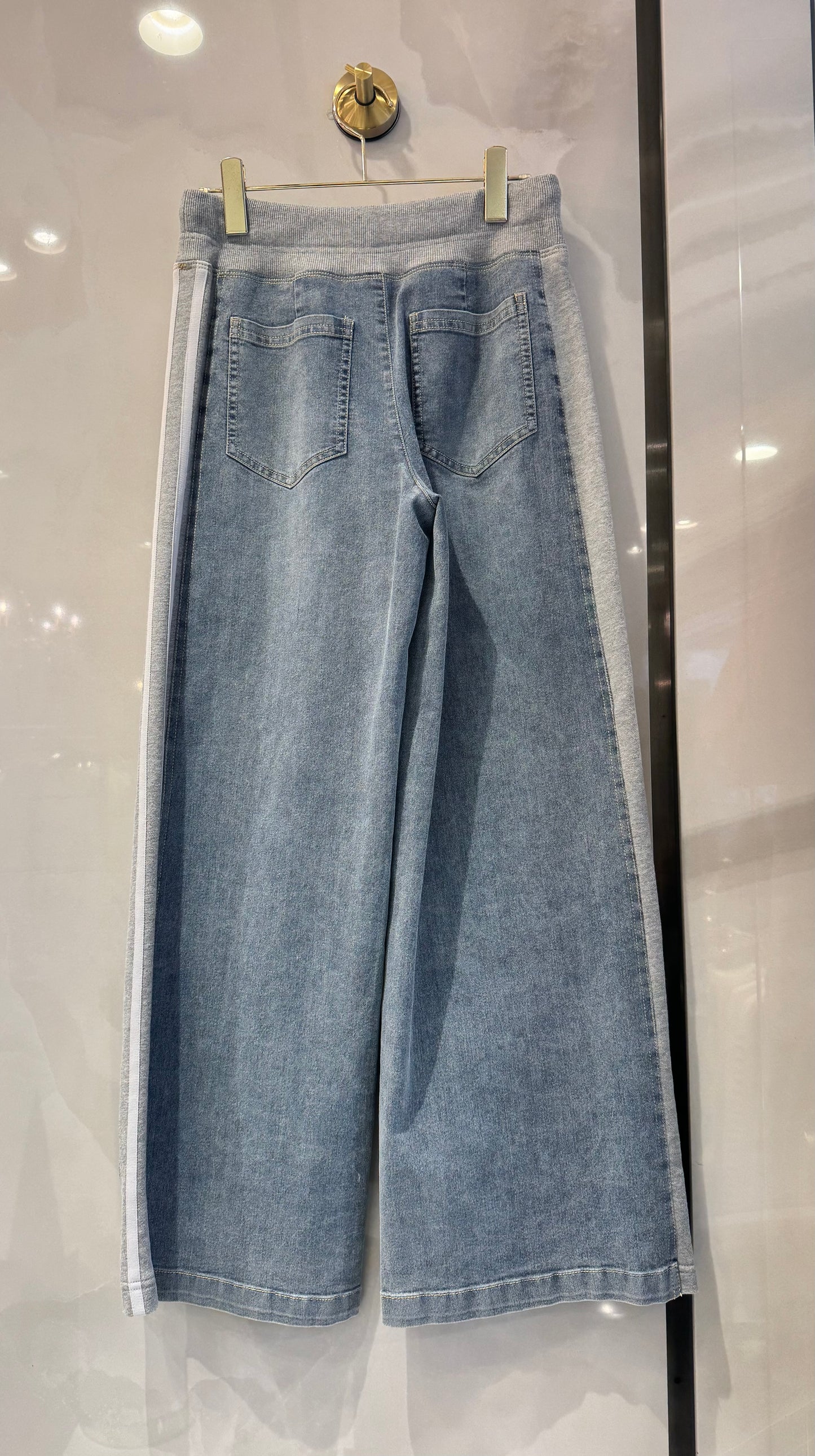 ［BLVE FRONCE］サイドラインワイドデニム