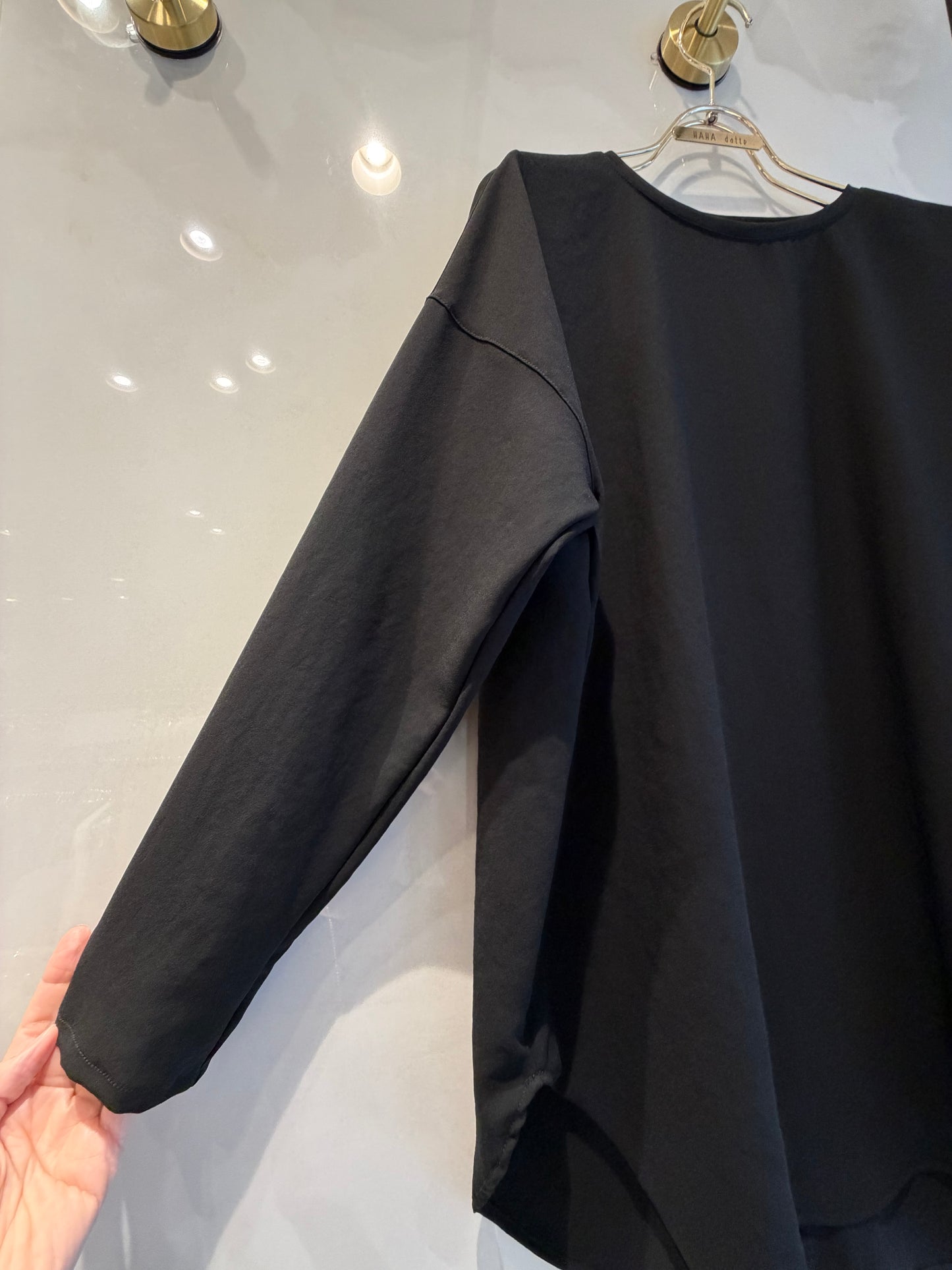 ［a/a］ノルディス生地ロングTシャツ