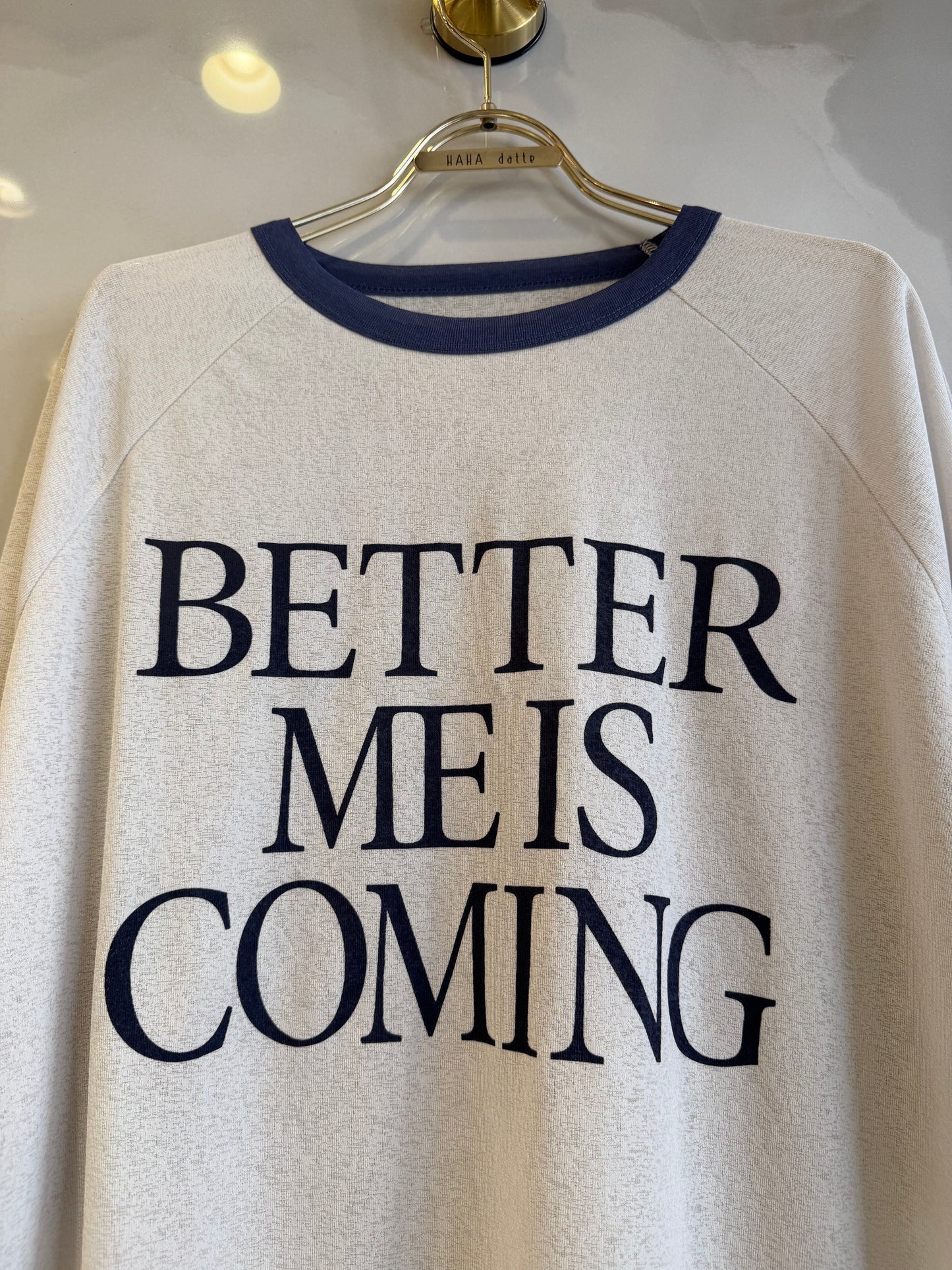 シースルーロゴTシャツ