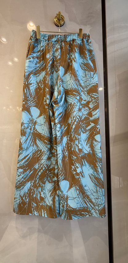 ［ma couleur］ペイント模様のワイドパンツ