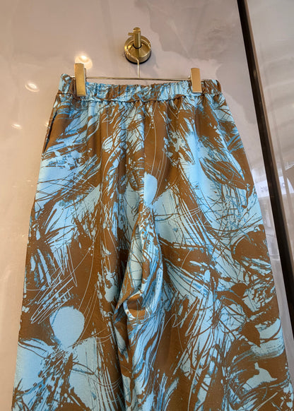［ma couleur］ペイント模様のワイドパンツ