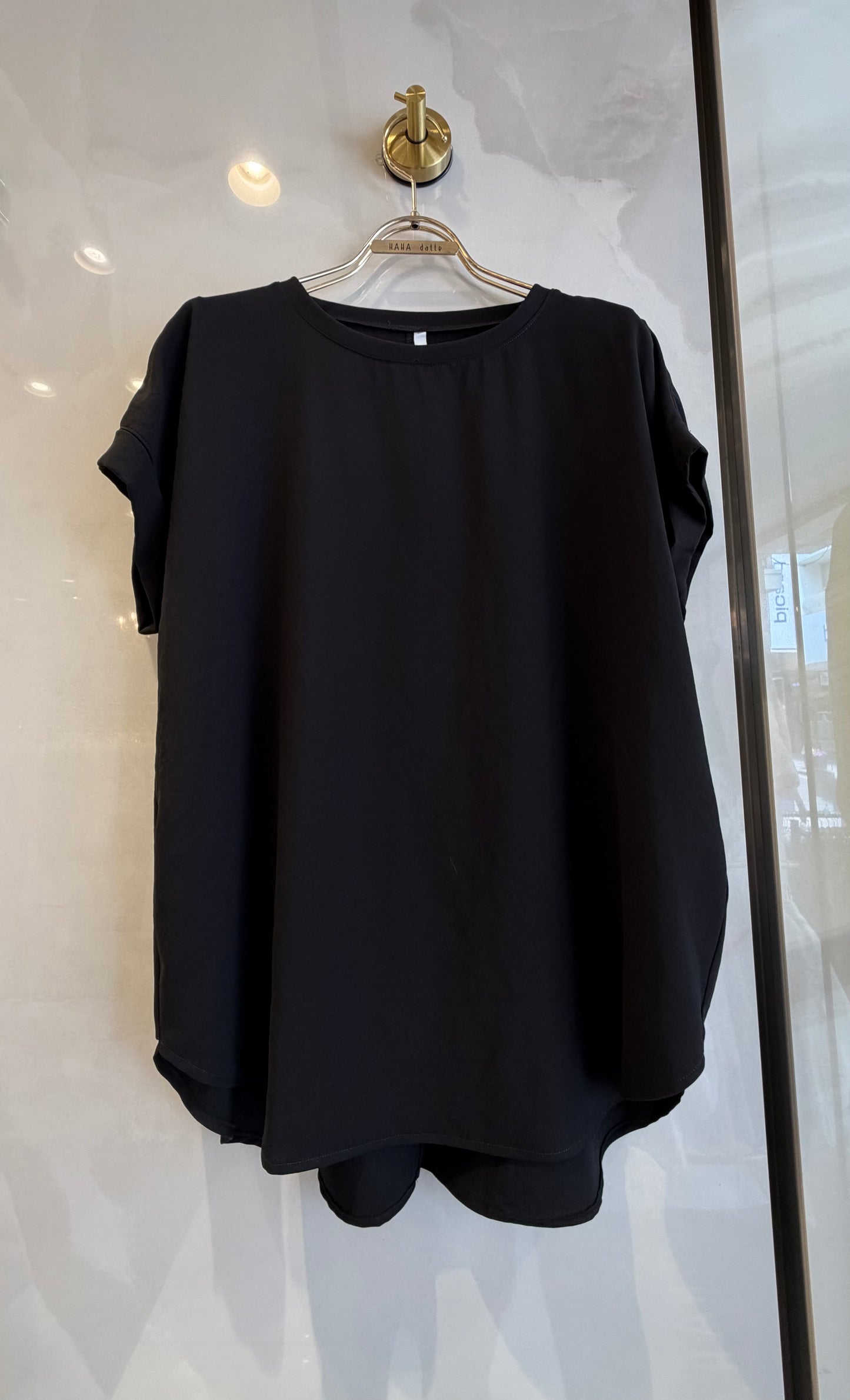 ［Dignite collier］ストレッチシフォンTシャツ