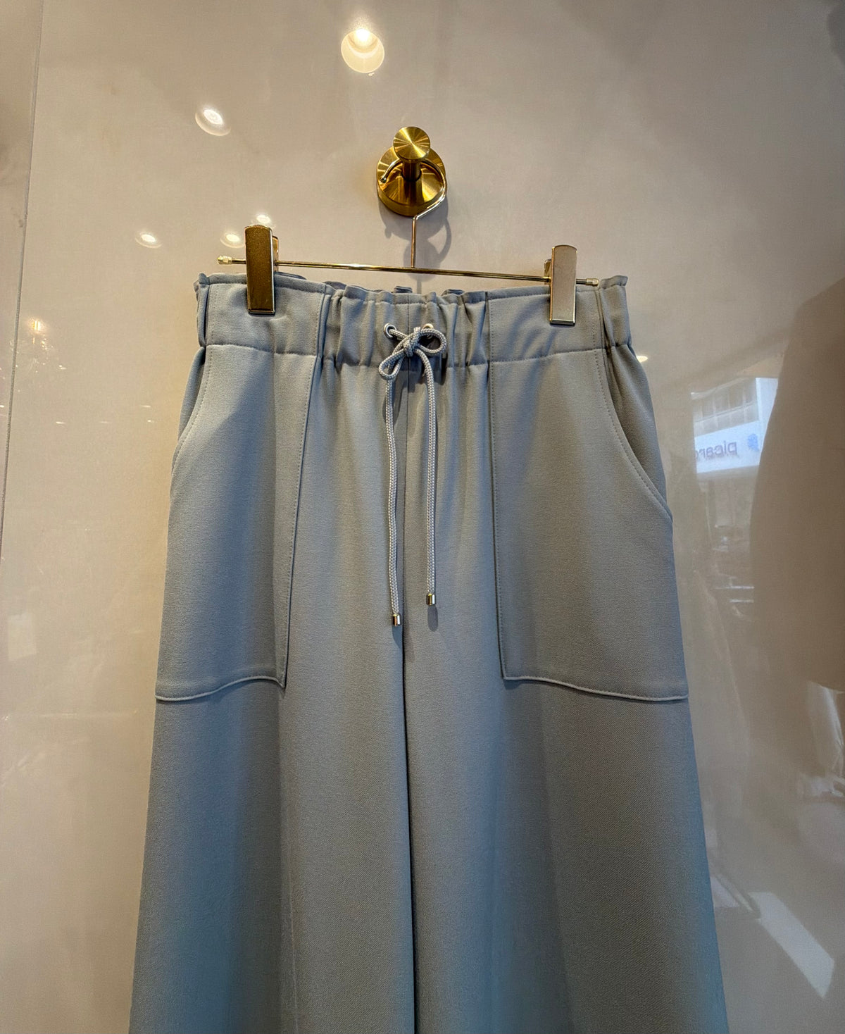 ［BLUE FRONCE］ビッグポケット ドロストワイドパンツ